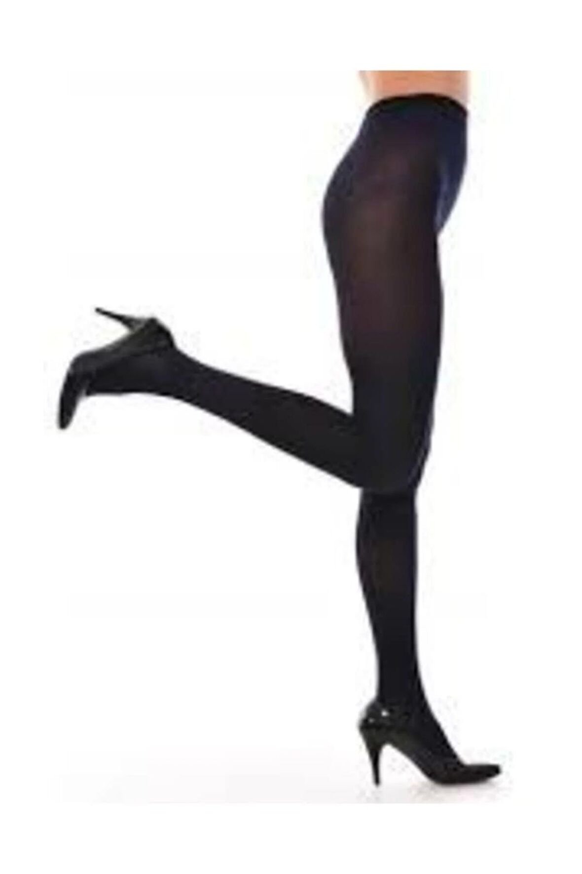 Kadın Siyah Natural Koton Külotlu Çorap 6'lı