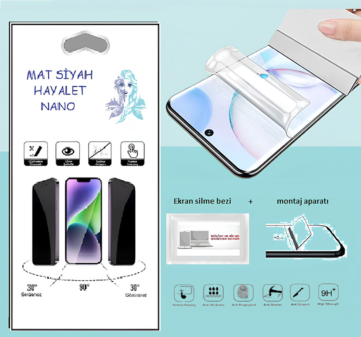 Xiaomi Mİ 13T Nano Ekran Koruyucu İnce Esnek MAT HAYALET