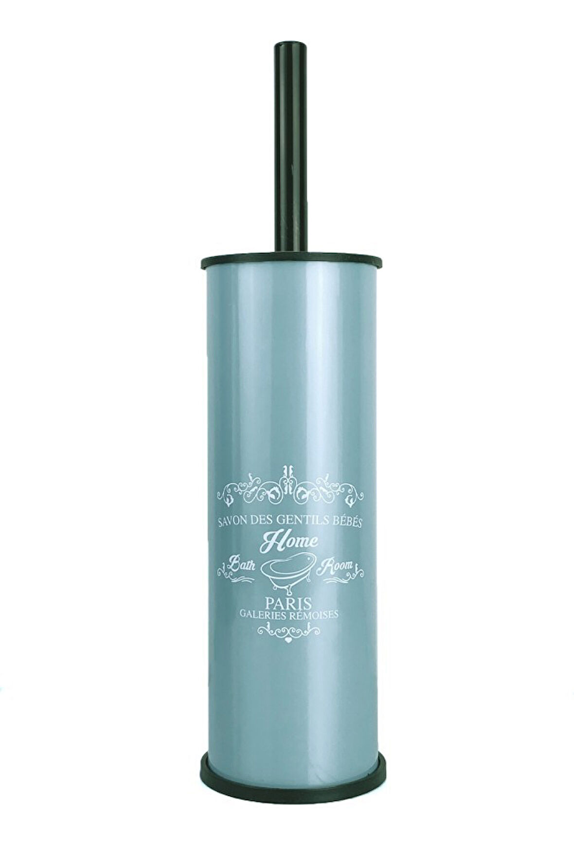 Metal Mavi Paris Banyo Tuvalet Klozet Wc Fırçası