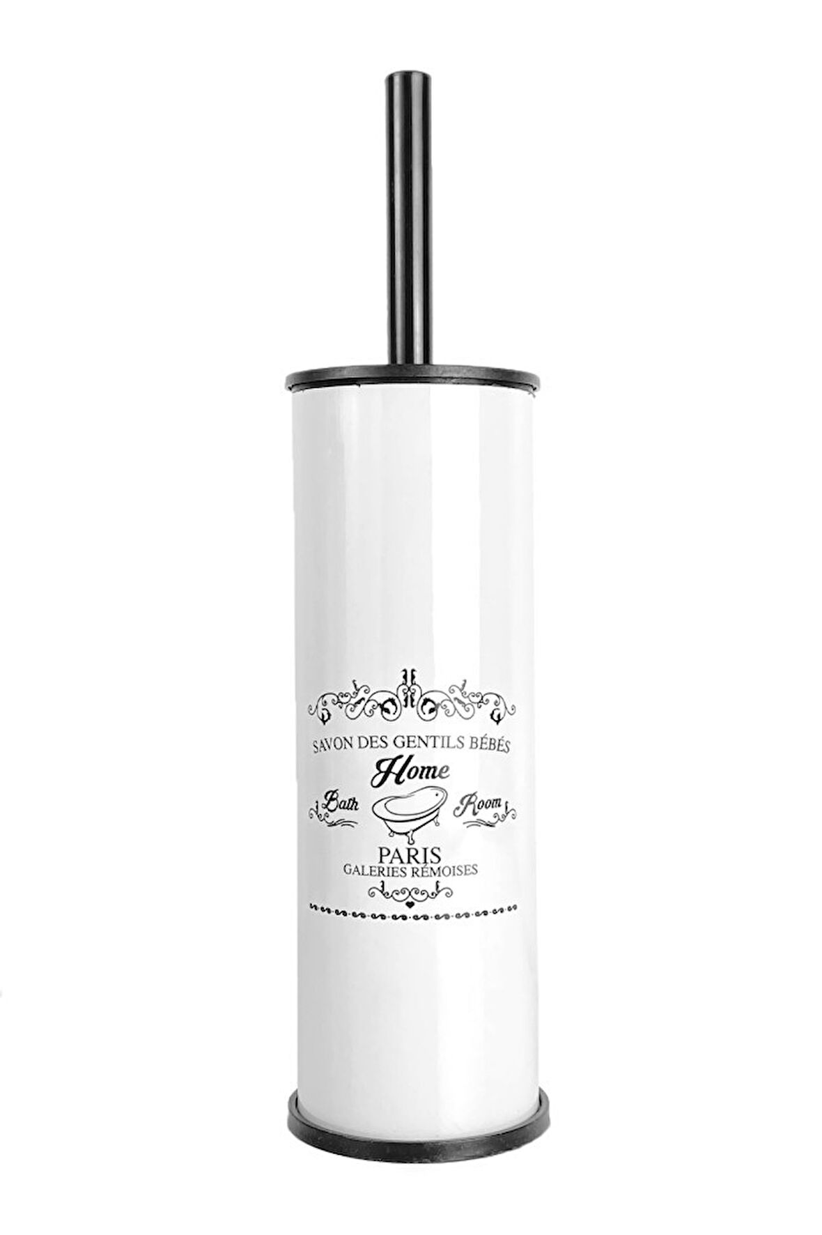 Metal Beyaz Paris Banyo Tuvalet Klozet Wc Fırçası