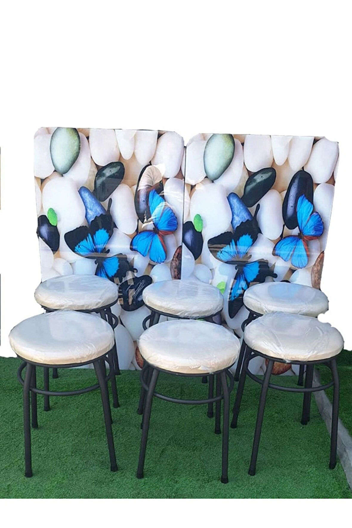 6'lı Tabure Statik Ayaklı