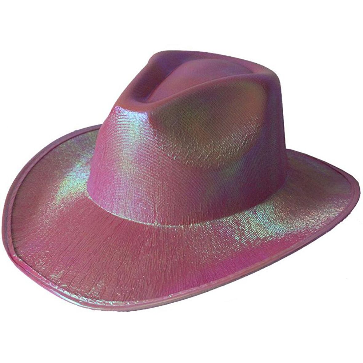 KOVBOY ŞAPKASI HOLOGRAMLI FUŞYA
