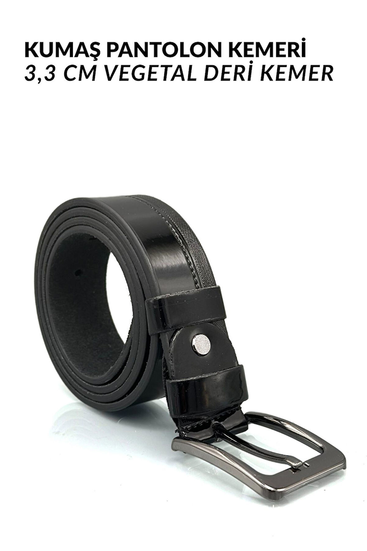 Sermoda 33 mm Baskılı Desenli Vegetal Deri Erkek Kumaş Pantolon Kemeri 2