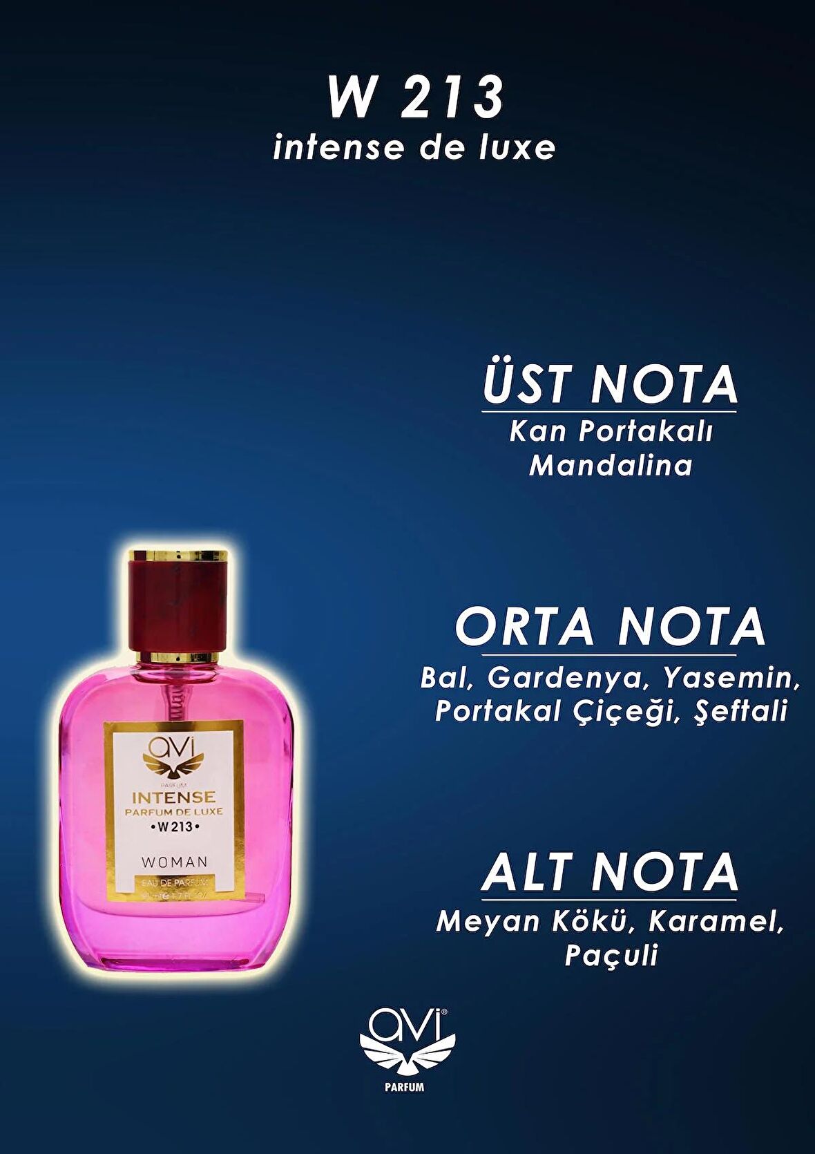 W 213 Intense De Luxe Özel Seri Kadın Parfümü 50 ml Edp