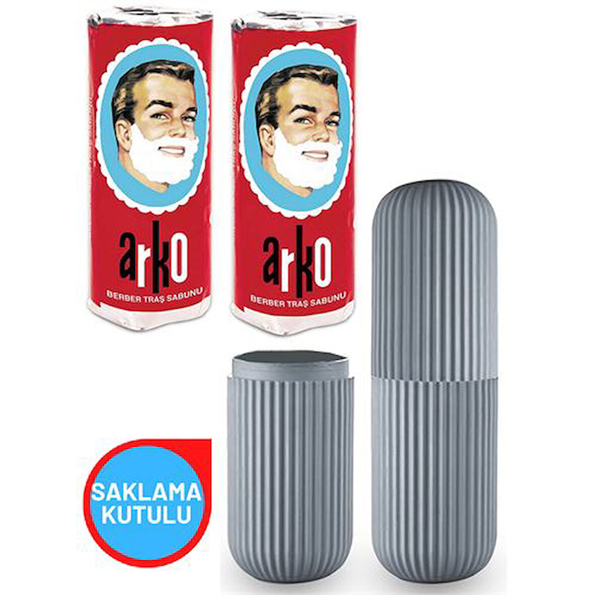  8 ADET Arko Kutulu Tıraş Sabunu Seti 712570 Toptan Paket