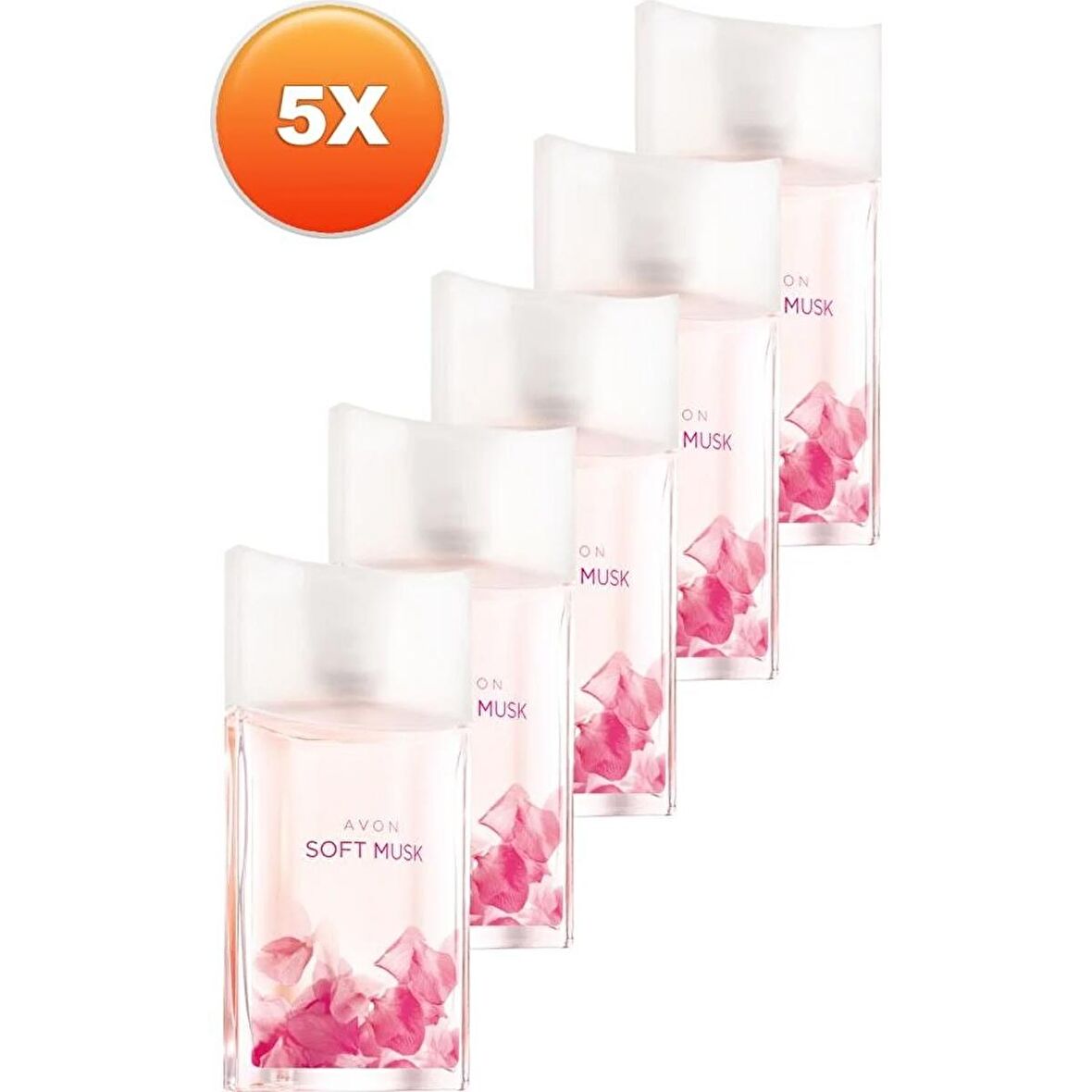 Kaliko Soft Musk Kadın Parfüm Edt 50 Ml. Beşli Set