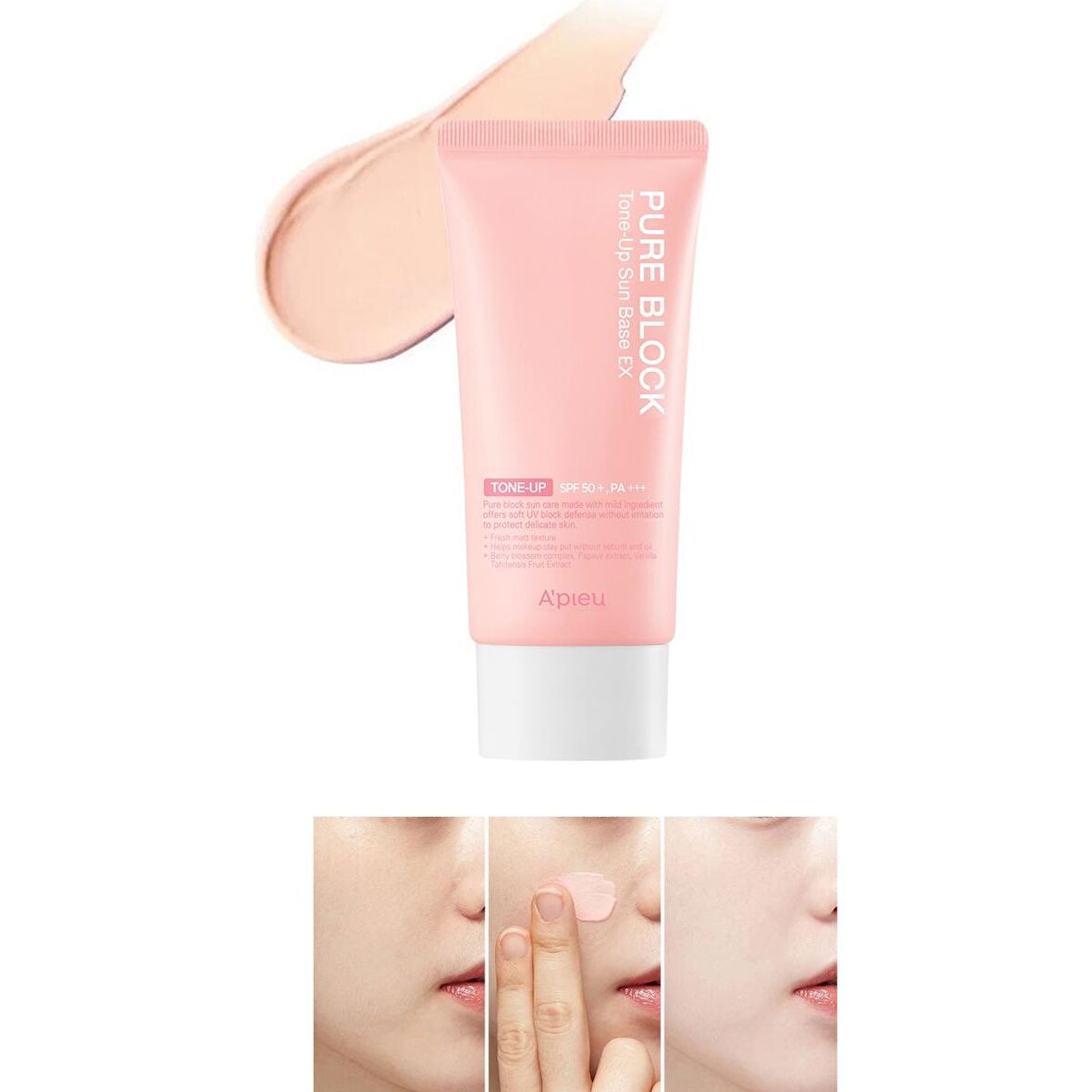 Mıssha Cildi Aydınlatan Güneş Koruyucu A'Pıeu Pure Block Tone-Up Sun Base Spf50 /Pa+++