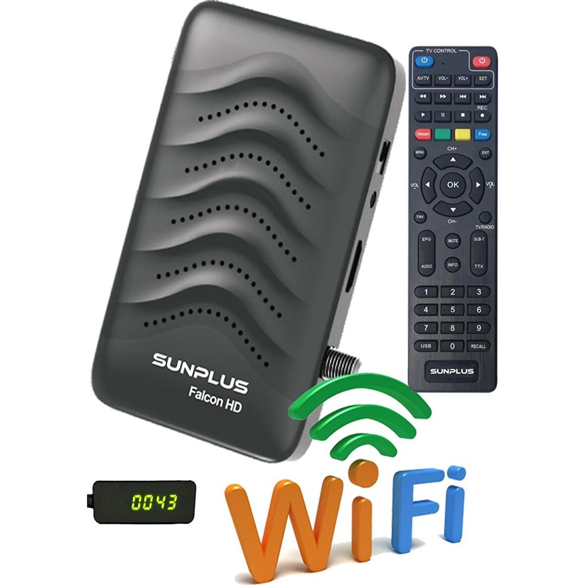 Kaliko Kaliko Falcon Çanaklı-Çanaksız Wi-Fi Dahil Full Hd  Uydu Alıcısı (Sınırsız Sinema Paketli)