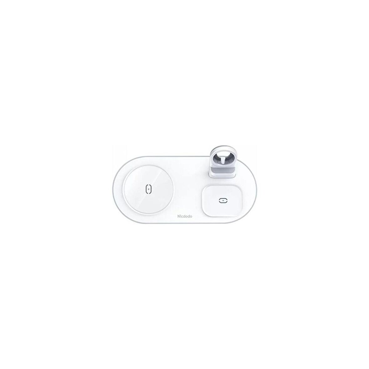 Kaliko Ch-7062 3In1 15W Çoklu Magsafe Kulaklık Saat Ve Telefon Şarj Stand Beyaz