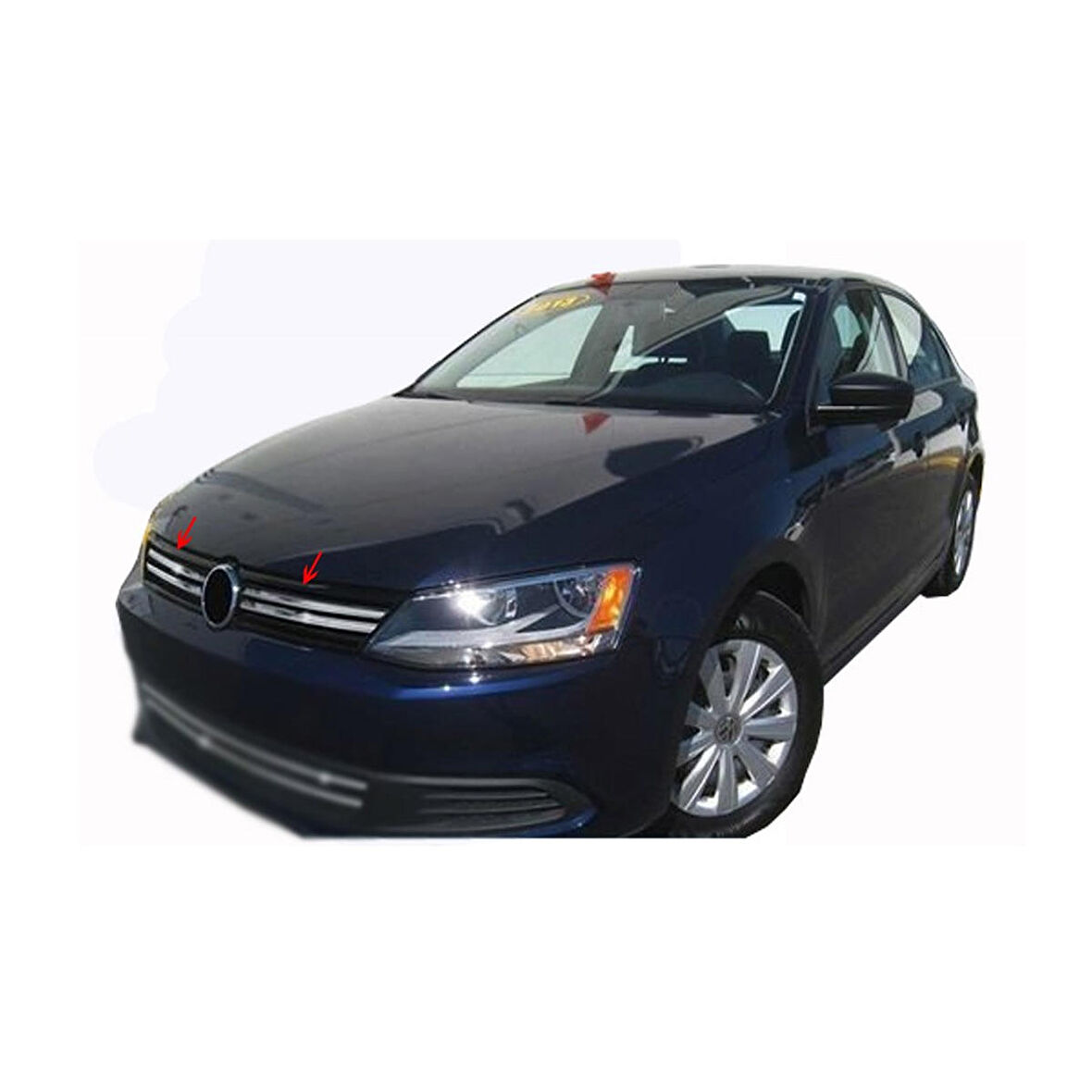 Volkswagen Jetta VI Krom Ön Panjur 2011-2014