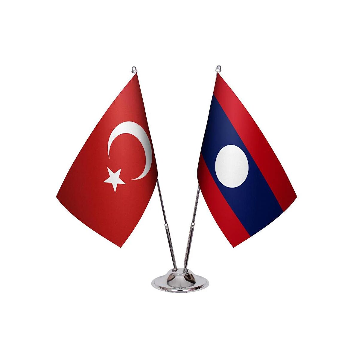 Laos İkili Masa Bayrağı