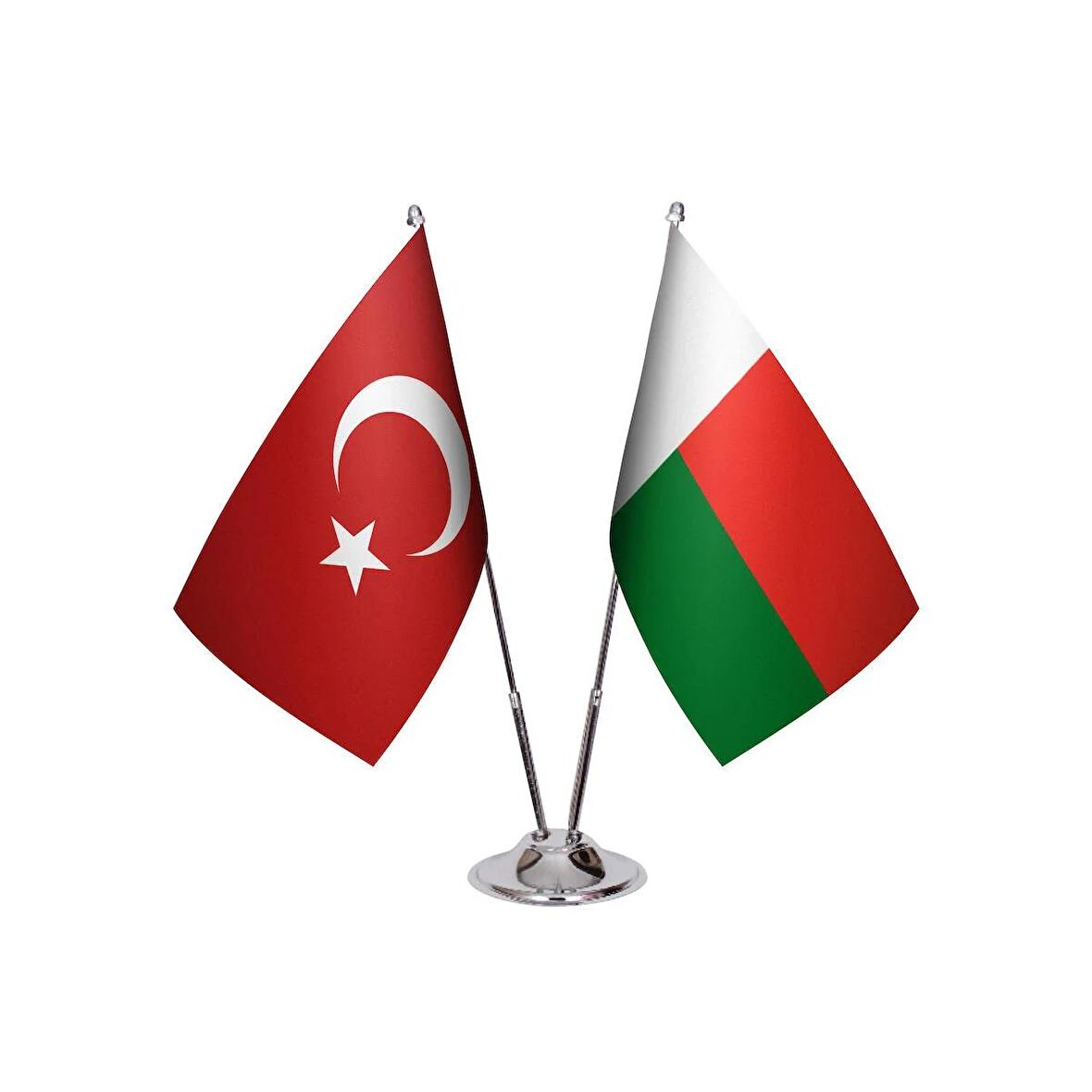 Madagaskar İkili Masa Bayrağı