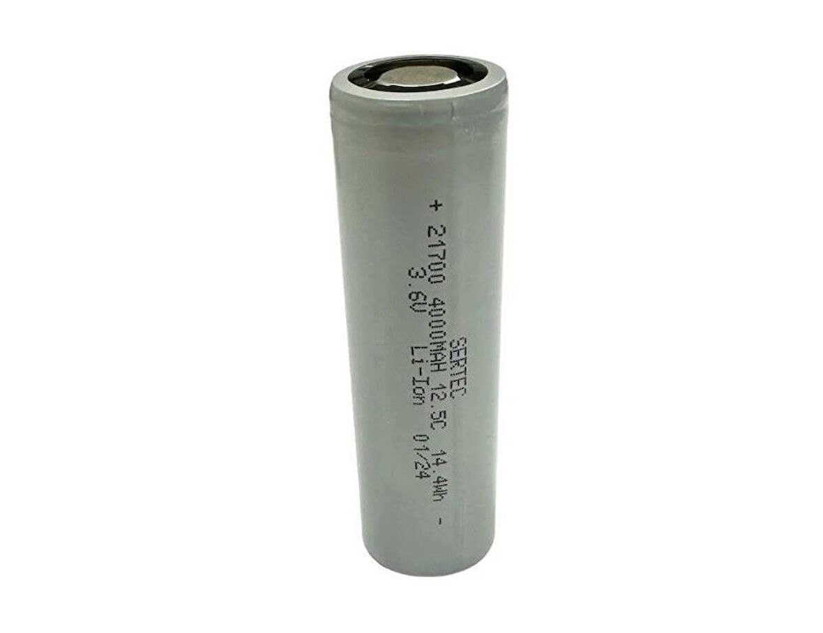 21700 3.7V 4000 mah 12.5C Li-ion Şarjlı Pil-1 Adet