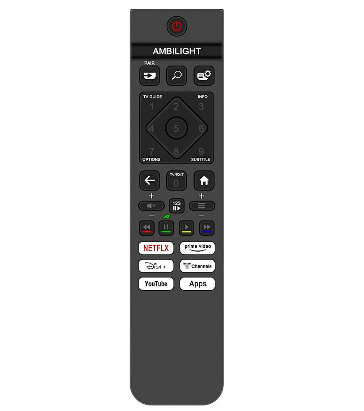 philips ile uyumlu Model 65PUS8050/62 Smart Led Tv Kumandası-Mikrofonsuz