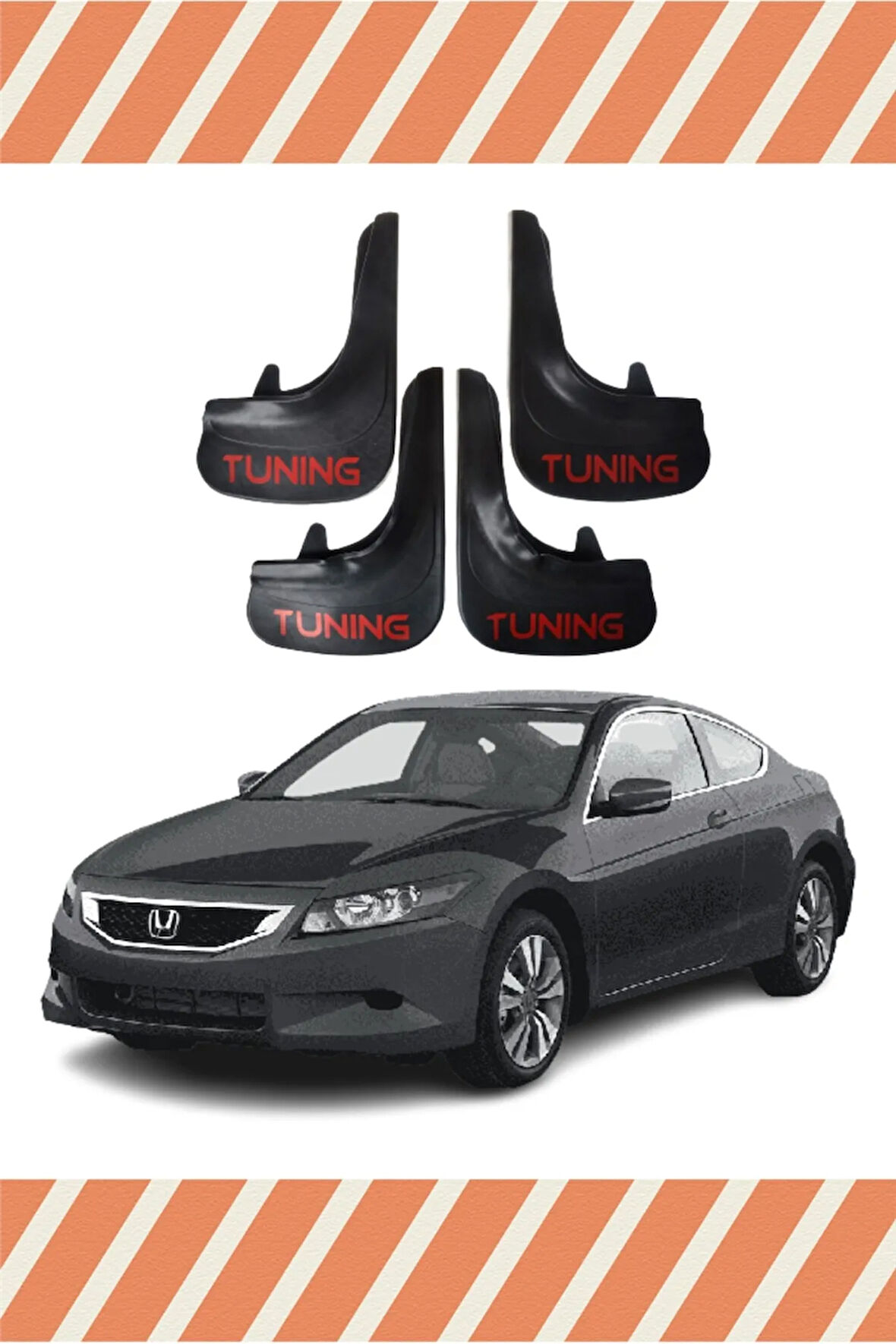 Honda Accord 2008-2012 sports yazılı 4’lü tozluk çamurluk paçalık