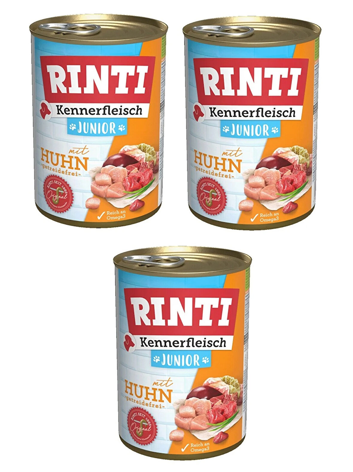 Rinti Tavuklu Gurme Yavru Köpek Konservesi 400 Gr. X 3 Adet