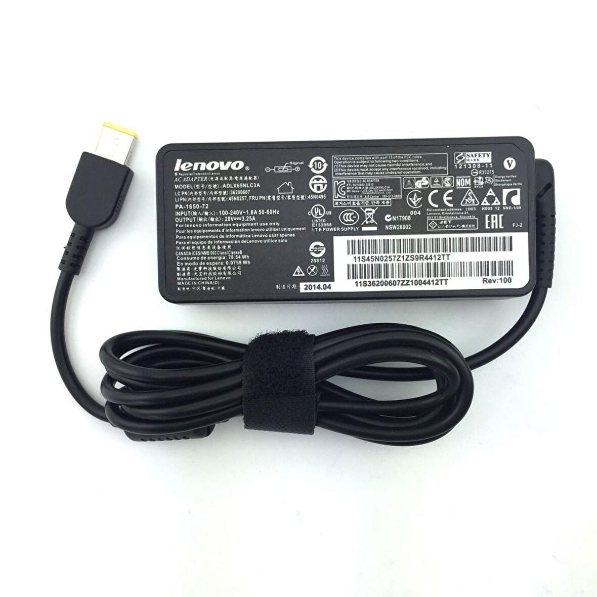 ORJINAL LENOVO 20V 3.25A 65W Şarj Aleti Adaptör Usb Uç