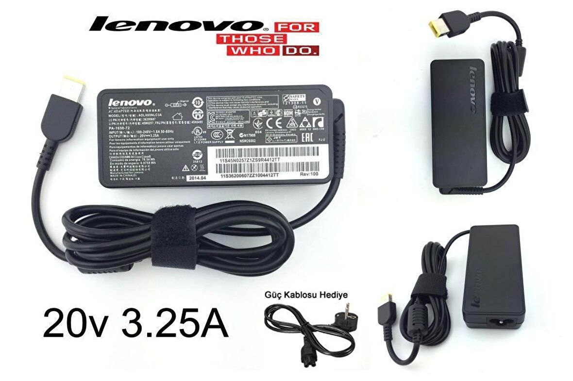 LENOVO USB UÇ 20V 3.25A 