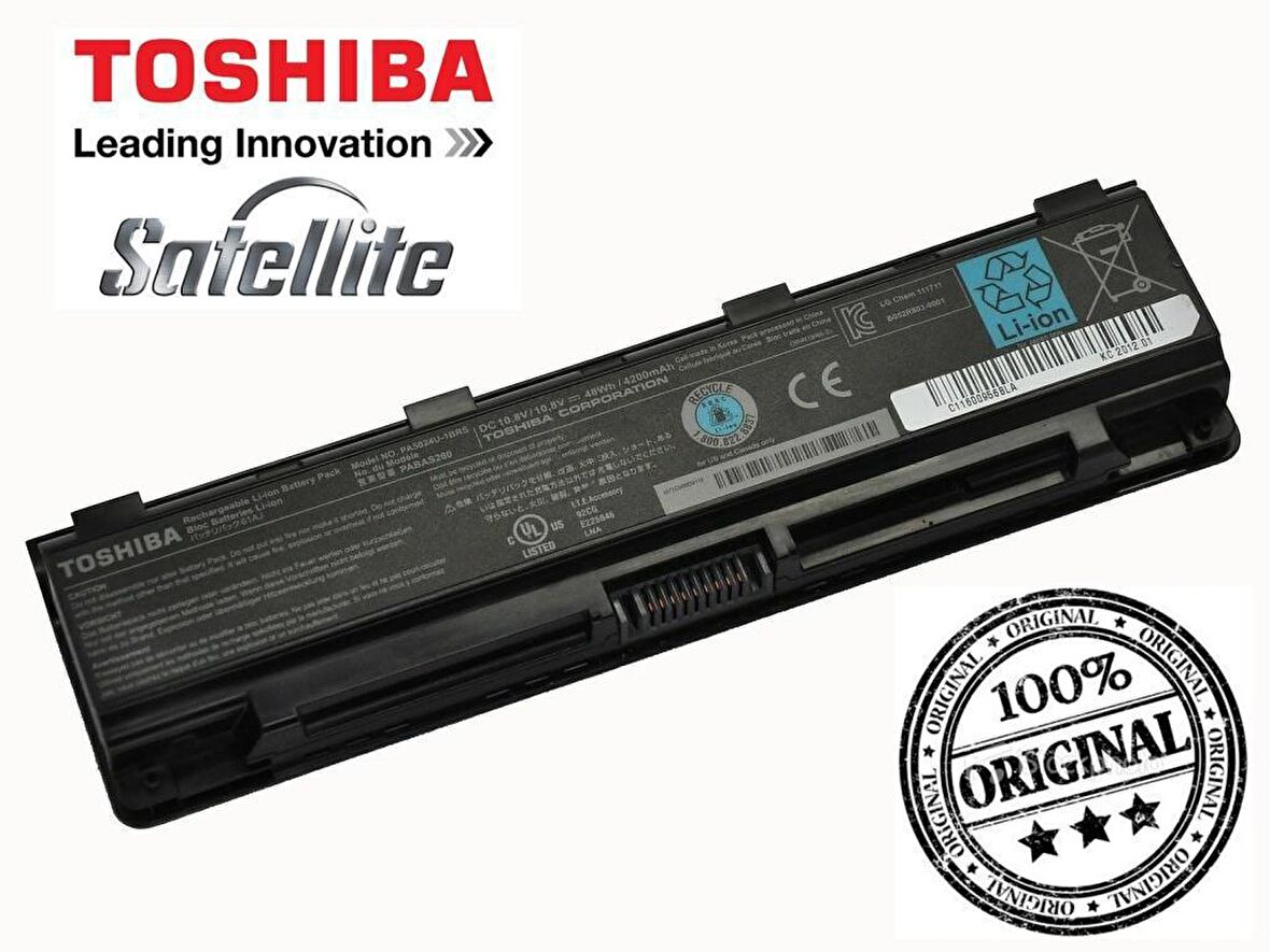 TOSHIBA C850 PA5024U ORJINAL BATARYA