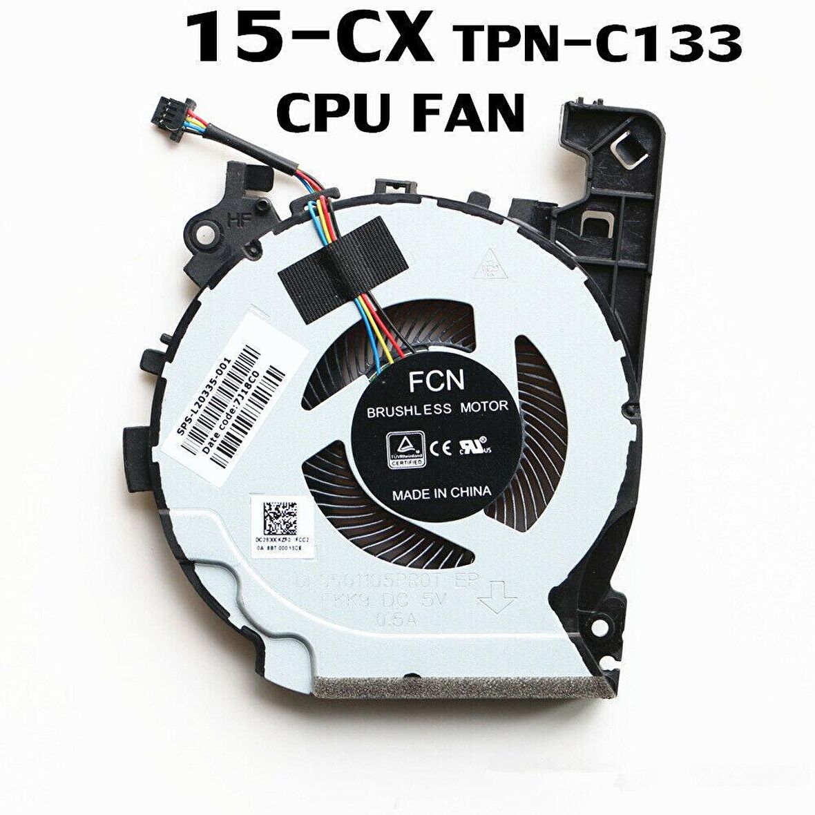 HP Gaming 15-CX TPN-C133 CPU Fan Sağ L21836-001 L20335-001