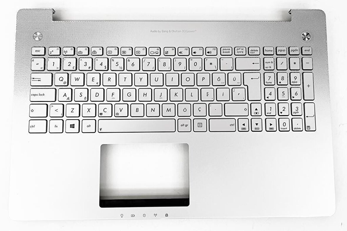 Asus N550L N550J N550JK N550JV G550J G550JK gri üst kasalı klavye