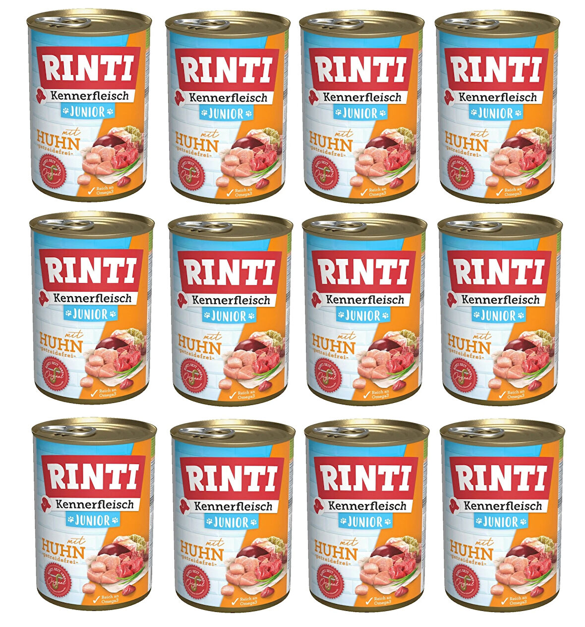 Rinti Tavuklu Gurme Yavru Köpek Konservesi 400 Gr. X 12 Adet