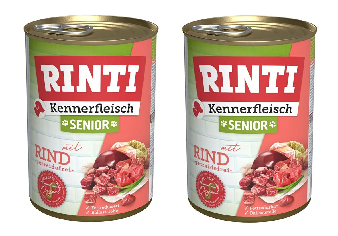 Rinti Dana Etli Senior Gurme Yaşlı Köpek Konservesi 400 Gr. X 2 Adet