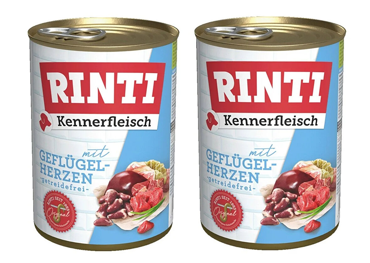 Rinti Yürekli Gurme Köpek Konservesi 400 Gr. X 2 Adet