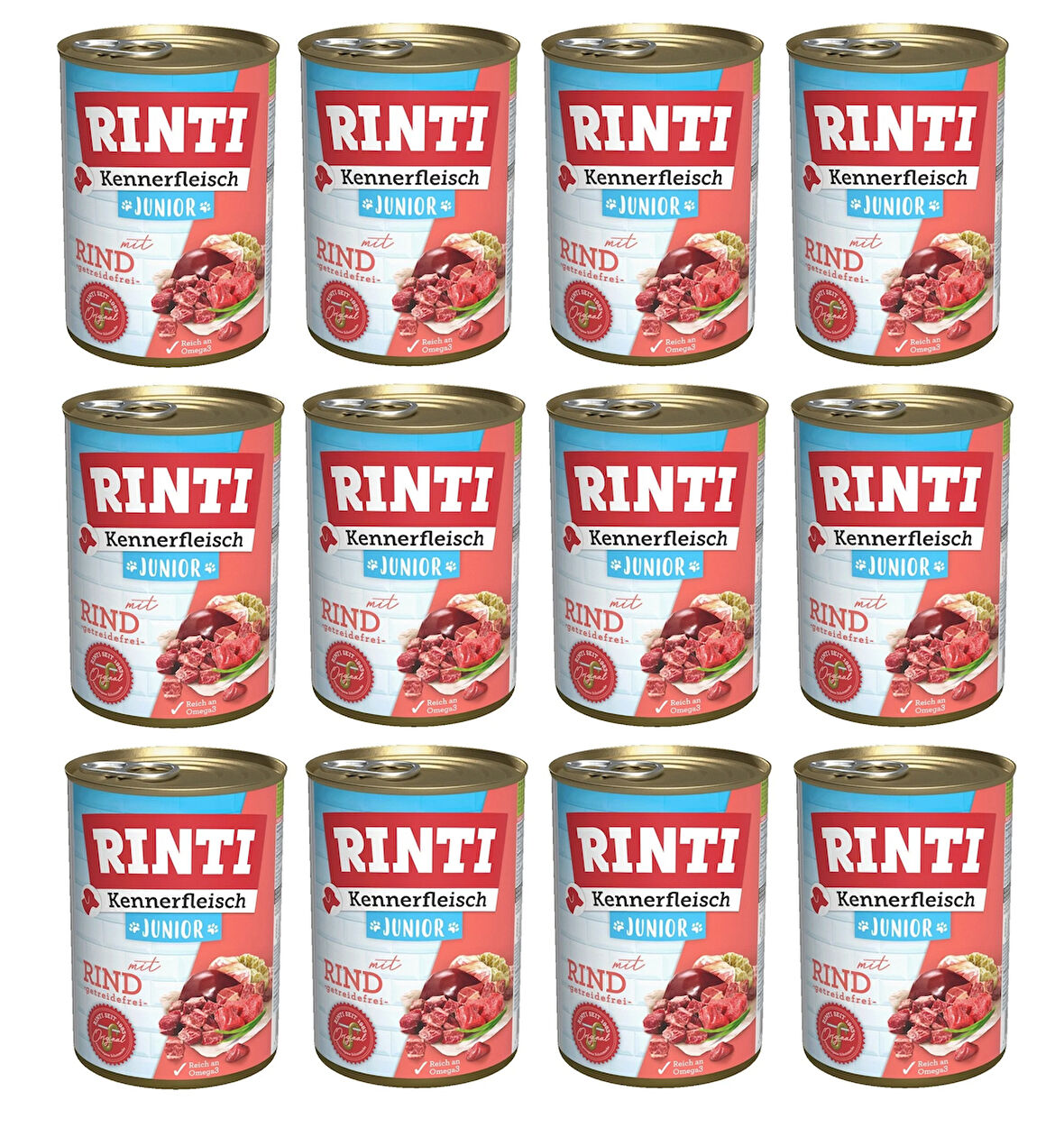 Rinti Dana Etli Gurme Yavru Köpek Konservesi 400 Gr. X 12 Adet