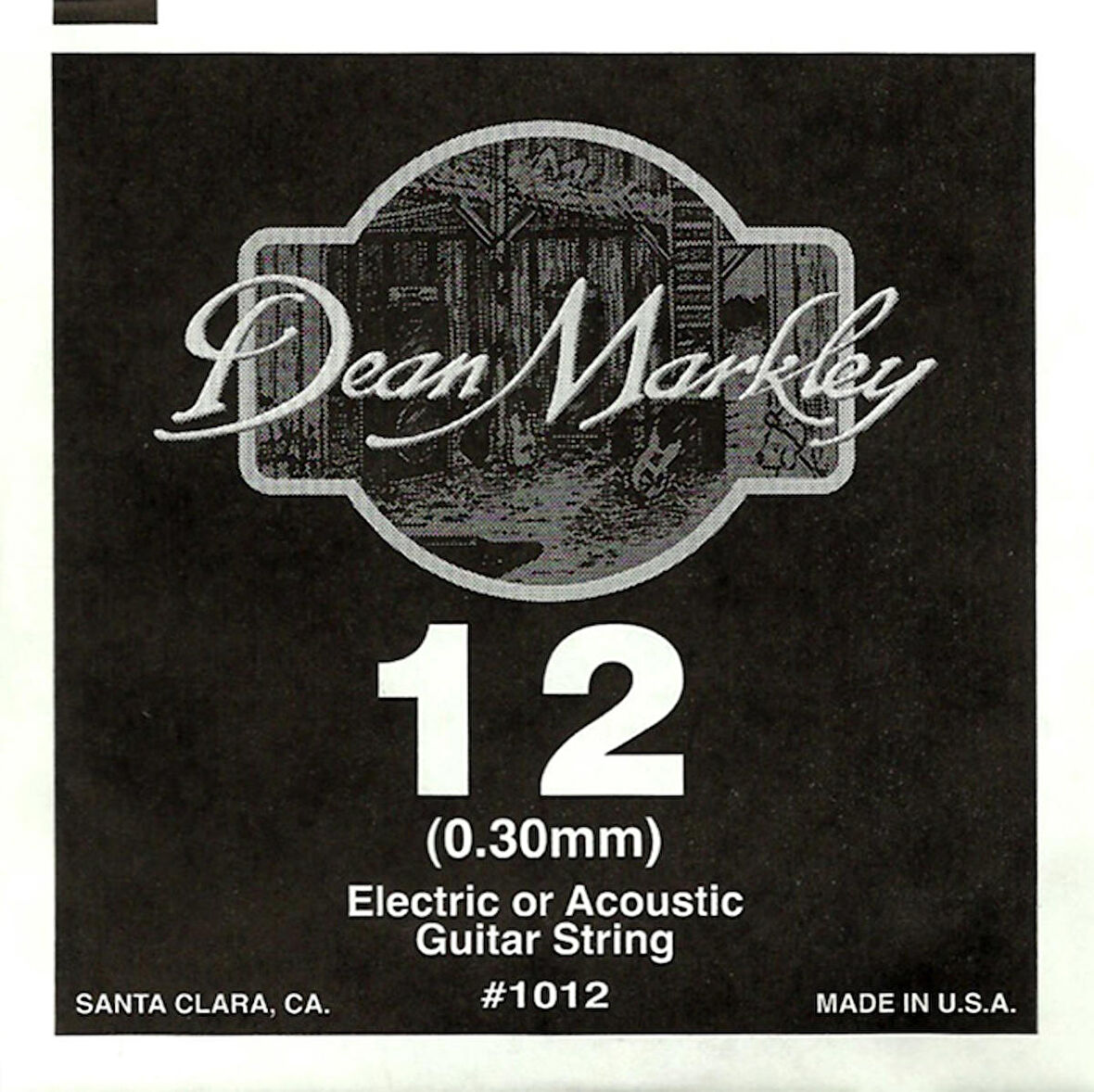 Dean Markley Nickel Plain Single 012 Tek Tel Akustik ve Elektro Gitar Tek Tel