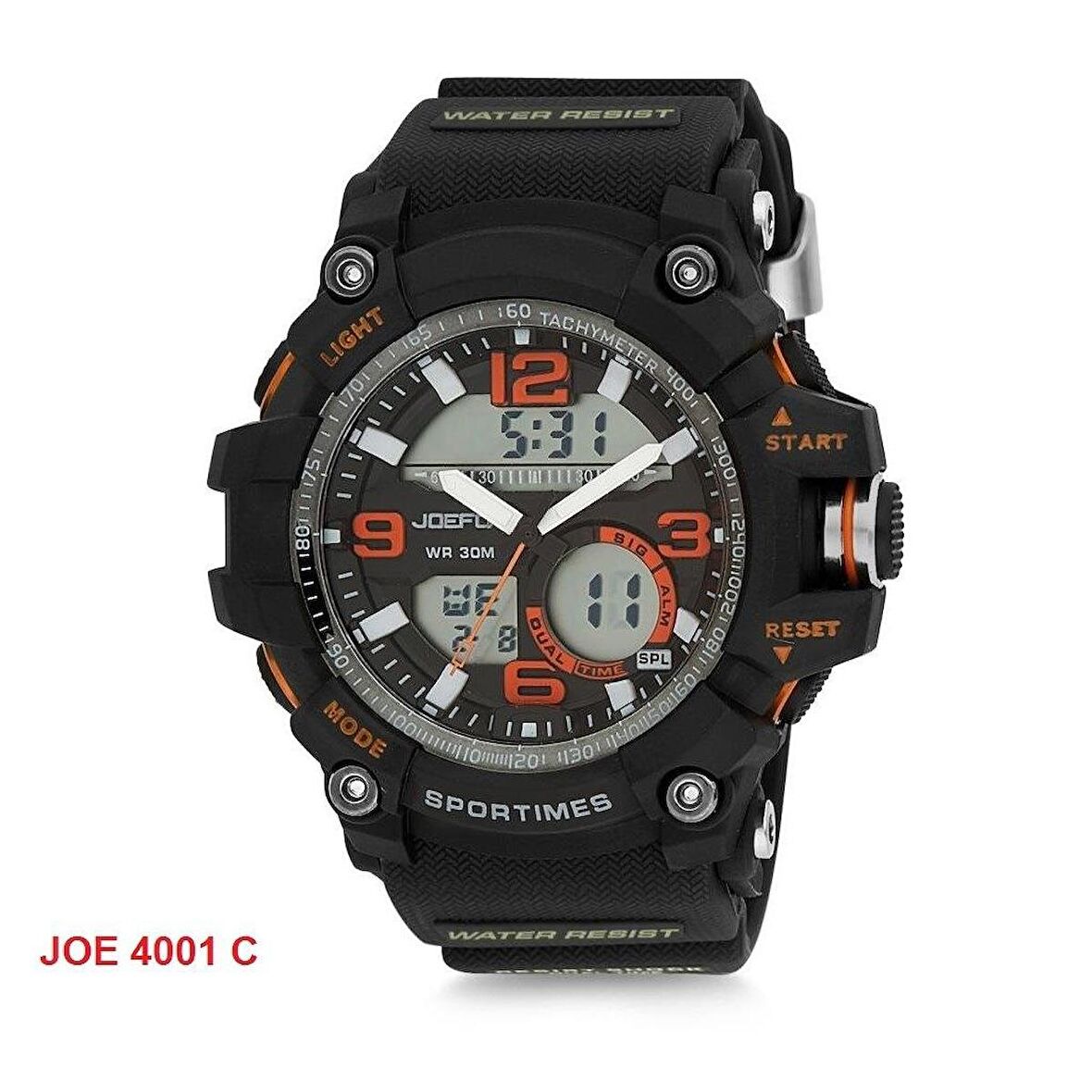 JOEFOX JFX-1614-RSGLD ERKEK DİJİTAL ANALOG KOL SAATİ