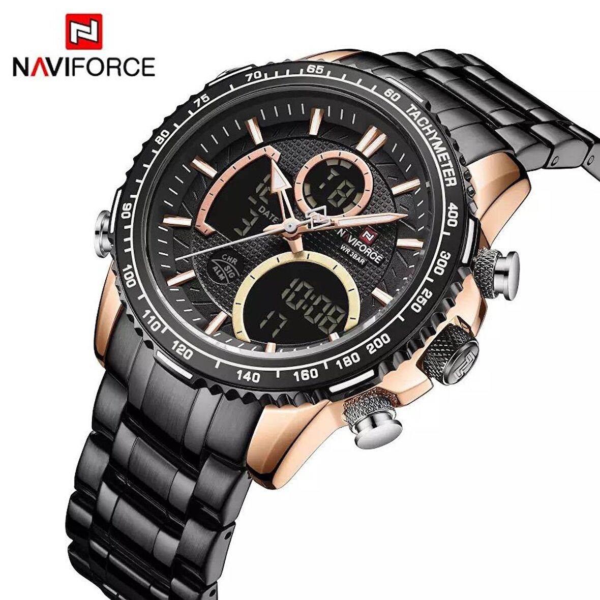 NAVİFORCE DİJİTAL ANALOG ERKEK KOL SAATİ