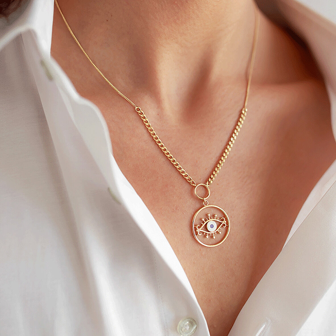 Derin Bakış Göz Kolye