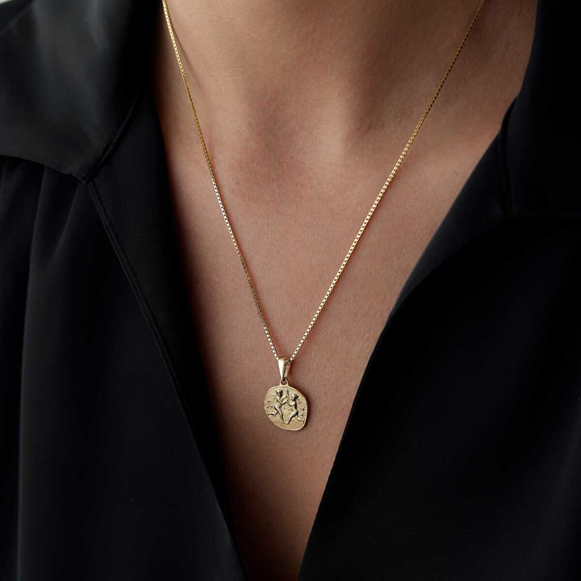 İkizler Burcu Plaka Kolye