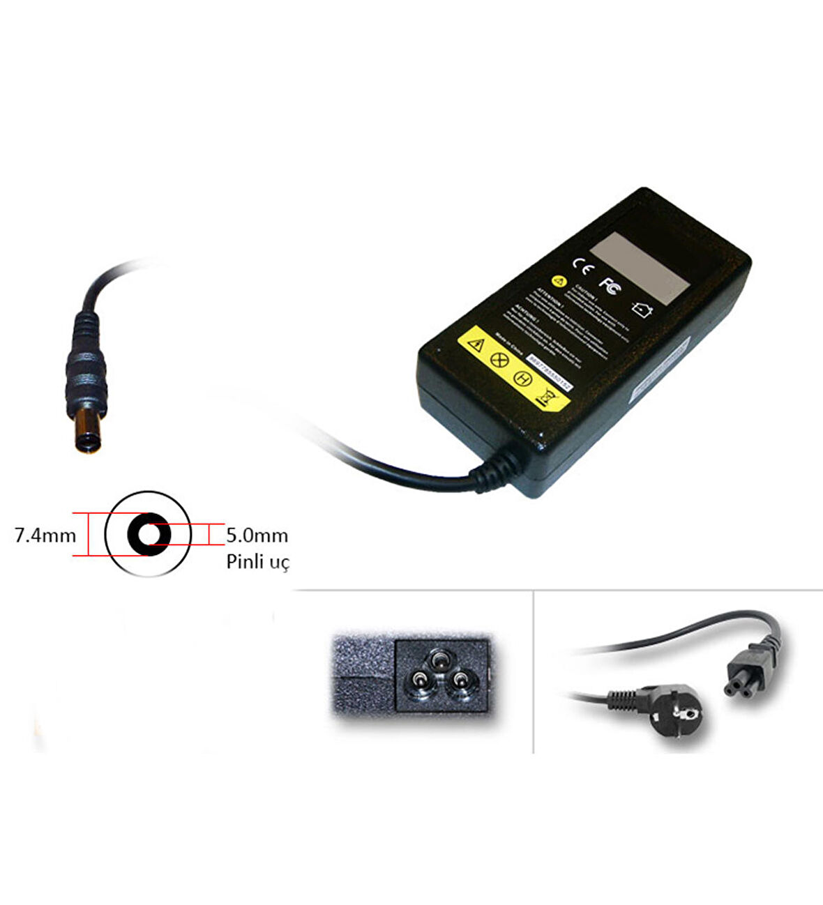 Hp Pavilion dv7-4105ew Notebook Adaptör Laptop Şarj 90W