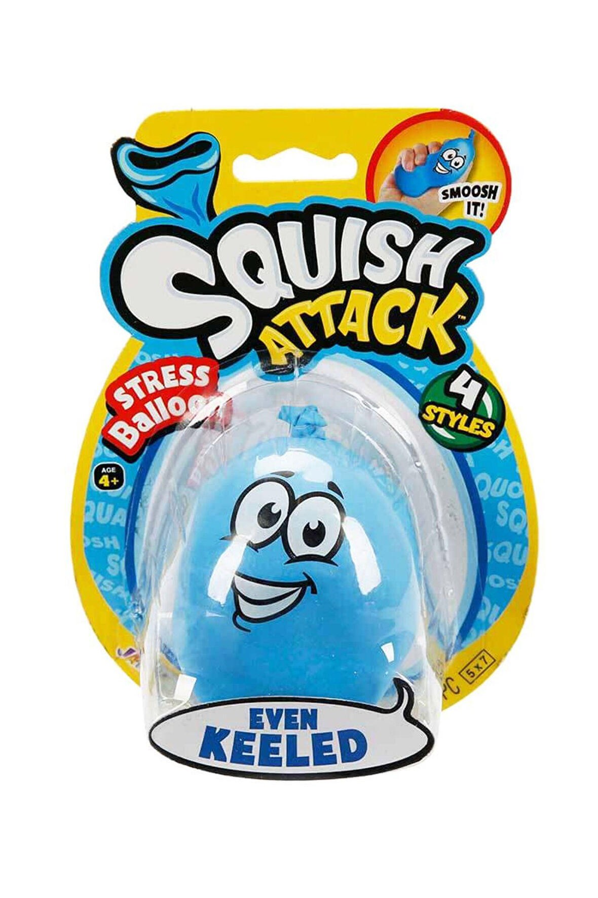 Squish Attack Stres Balonu Renkli ve Yumuşacık Stres Avcısı