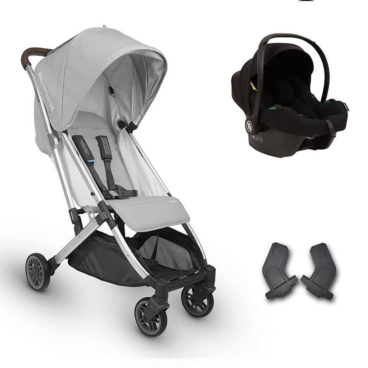 Uppababy Minu Cosmo Travel Sistem Bebek Arabası Devin - Black