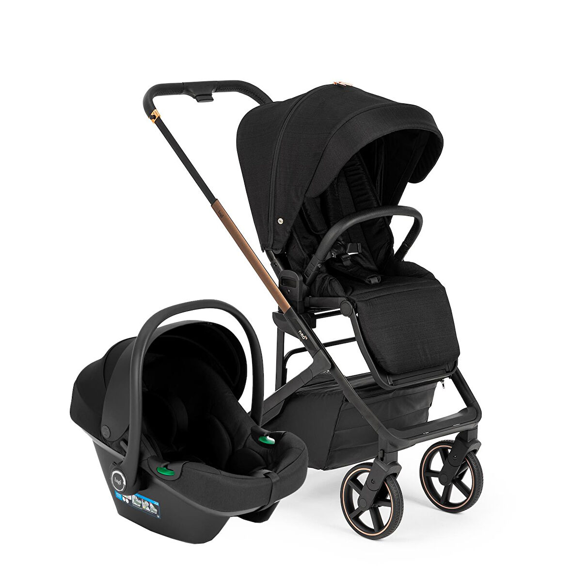 Bagi Neo Big Travel Sistem Bebek Arabası Black Gold