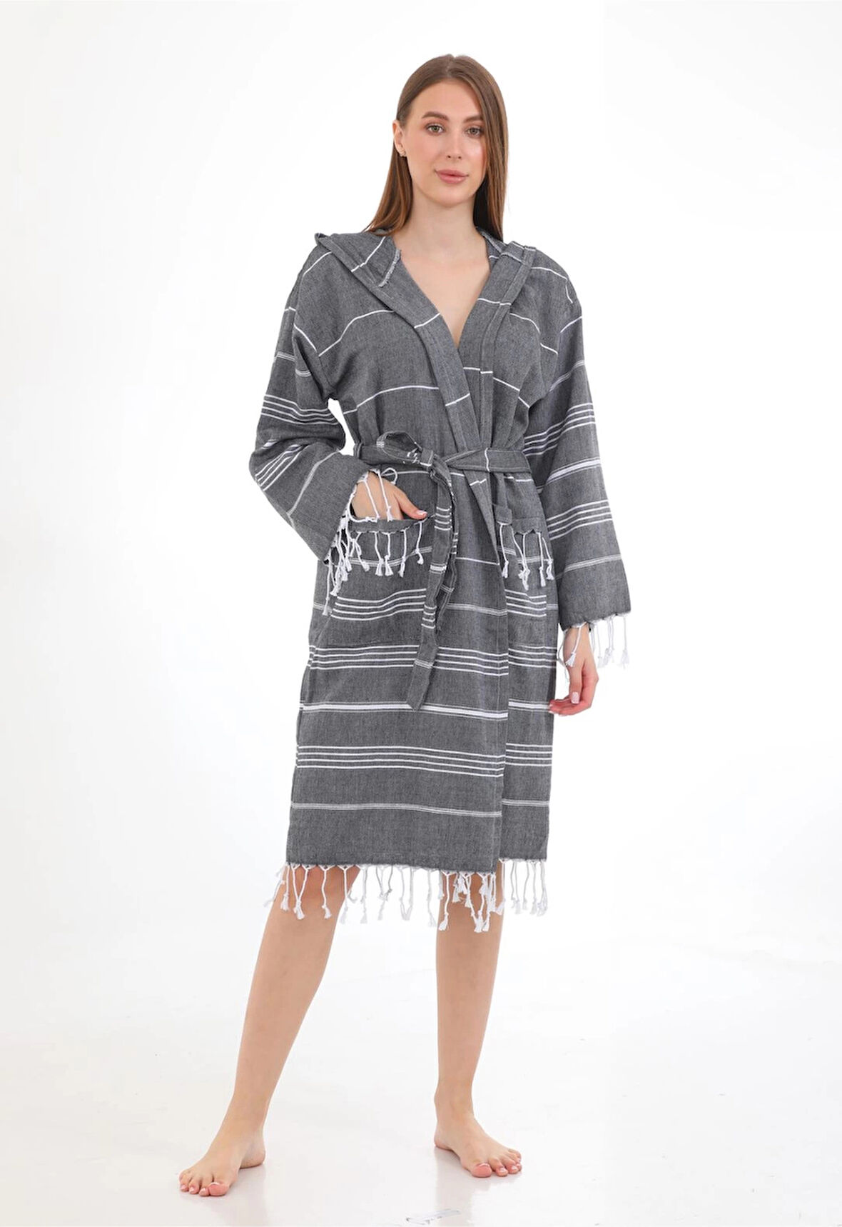 Didyma %100 Pamuk Sultan Peştemal Bornoz