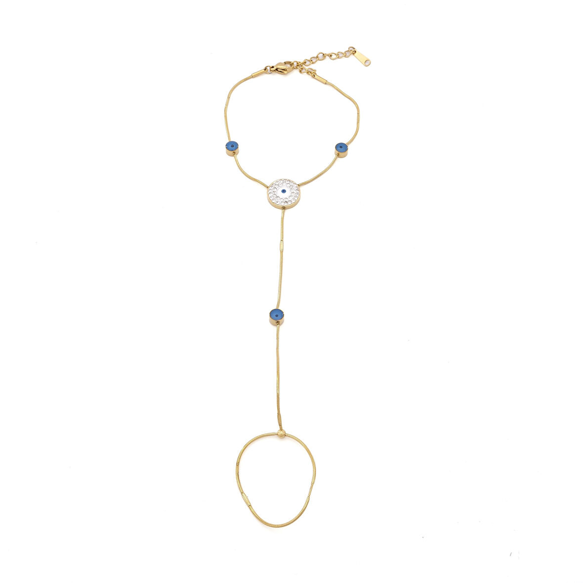 Şahmeran Altın Kaplama Kadın Nazar Boncuklu Model-SHM-101 