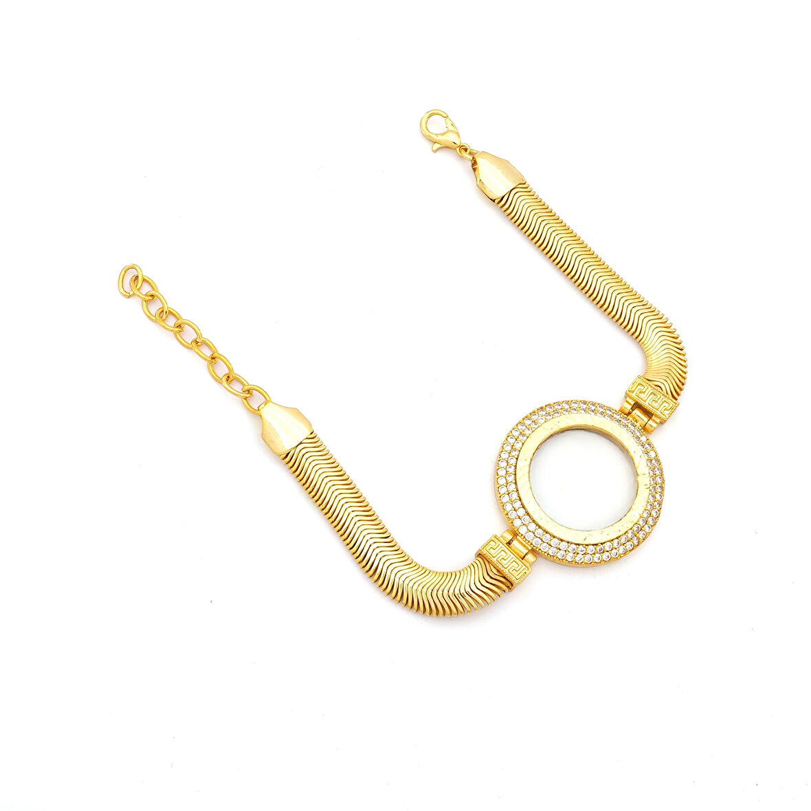 Altın Kaplama yarım Çerçeve Bileklik BLK-1143