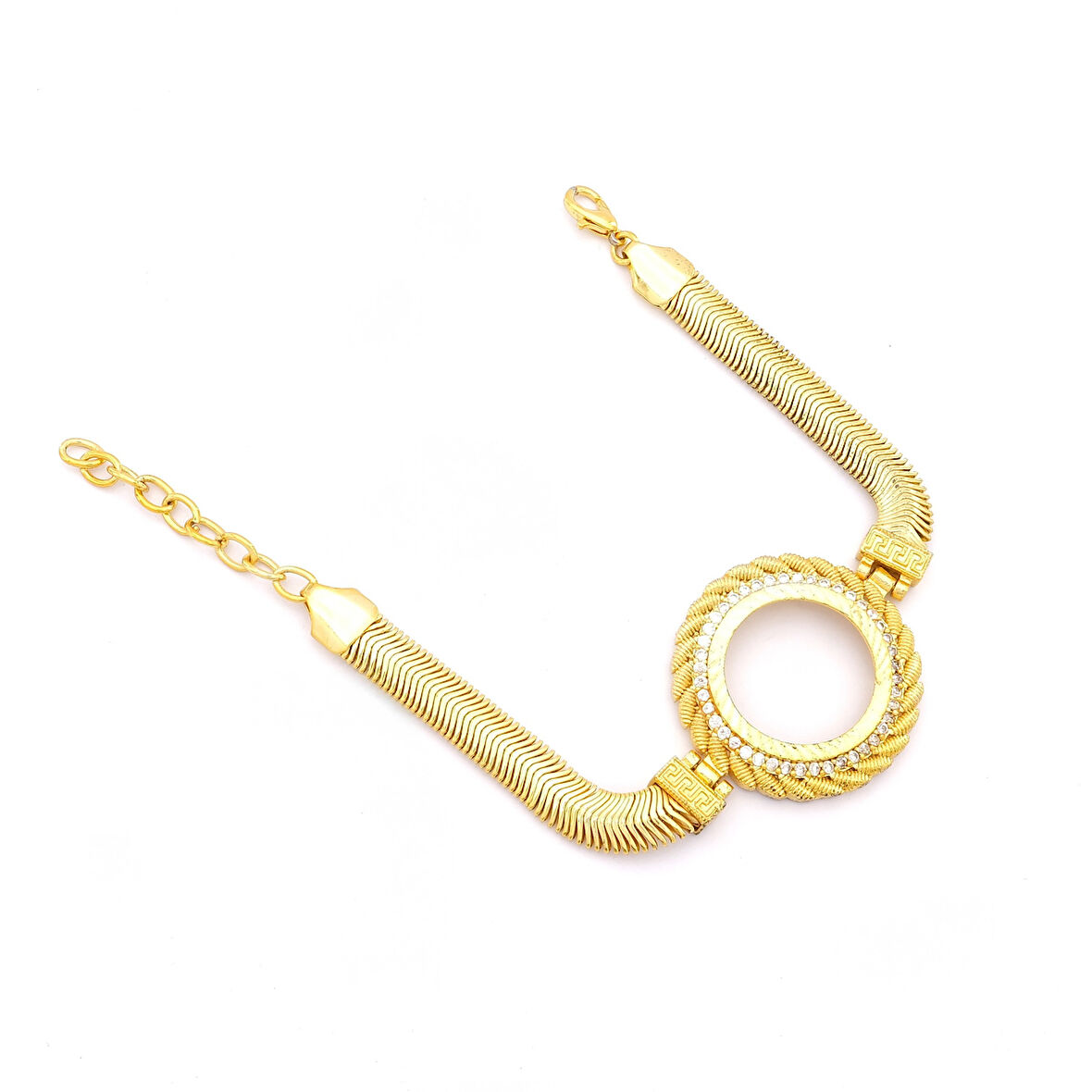 Altın Kaplama Yarım Çerçeve Bileklik BLK-1139