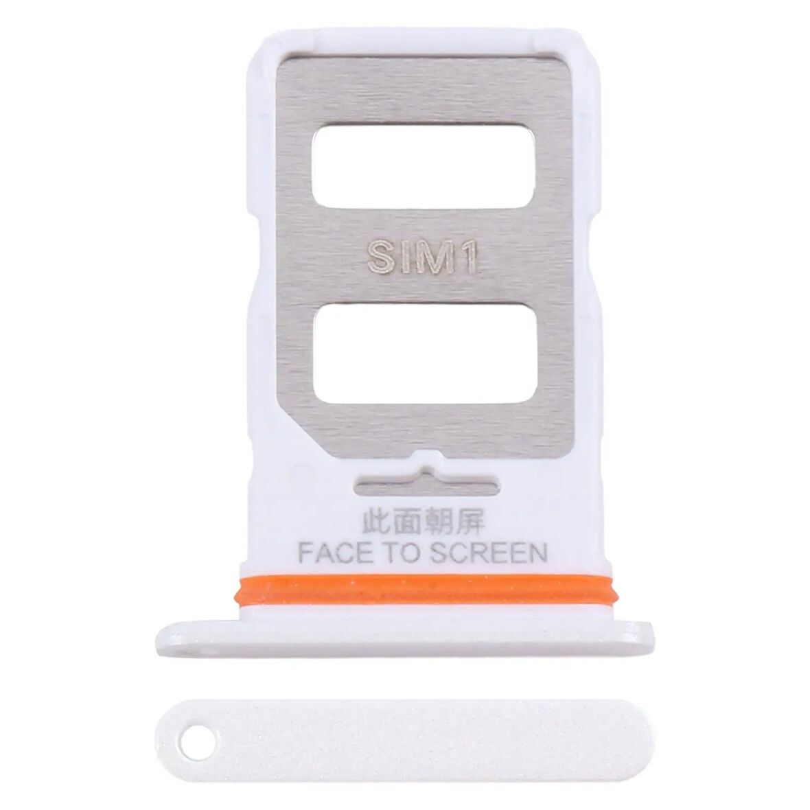 Xiaomi Uyumlu Poco X6 Sim Kart Tepsisi 23122PCD1G, 23122PCD1I Beyaz
