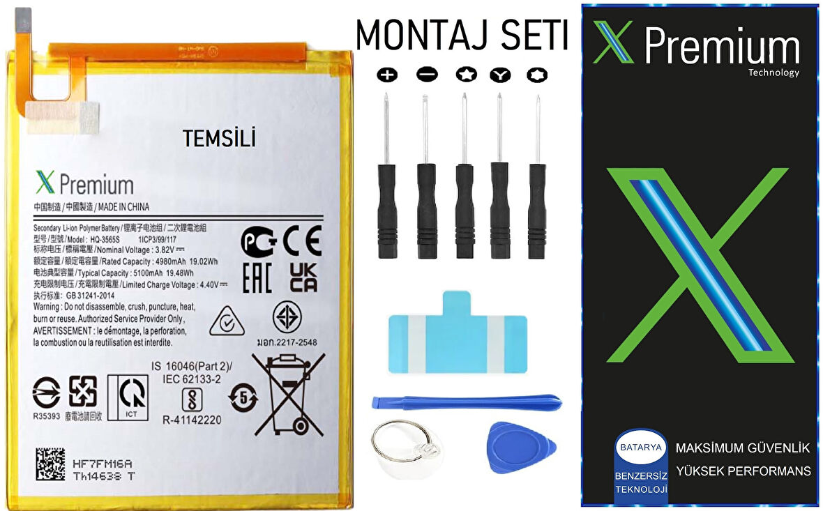 ​​​Xpremium Samsung Galaxy Tab A 10.1 SM-T510 Batarya Pil Süper Yüksek Kalite