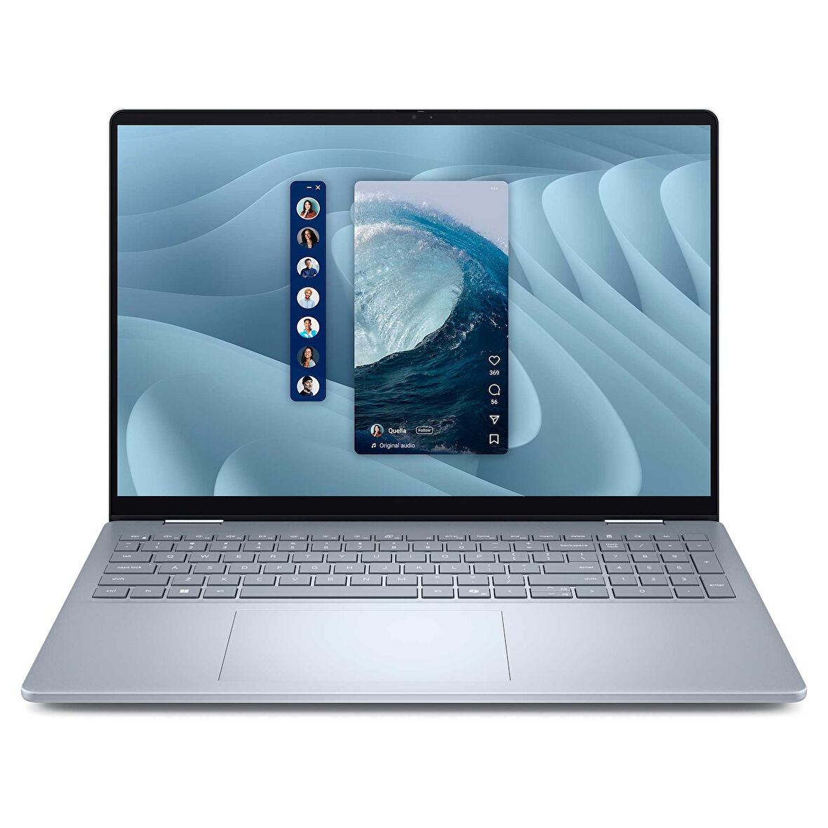 Dell 16 Plus LDB06250-7144BLU00TT02 Ultra7 256V 16GB 2TBSSD 16" WUXGA Touch W11H Dizüstü Bilgisayar