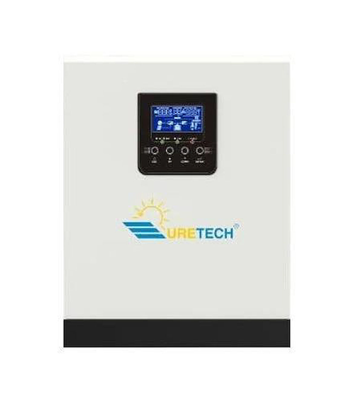 Uretech 1500VA 1200 Watt 12V Tam Sinüs Akıllı MPPT 40A İnverter HMS1.5K-12V