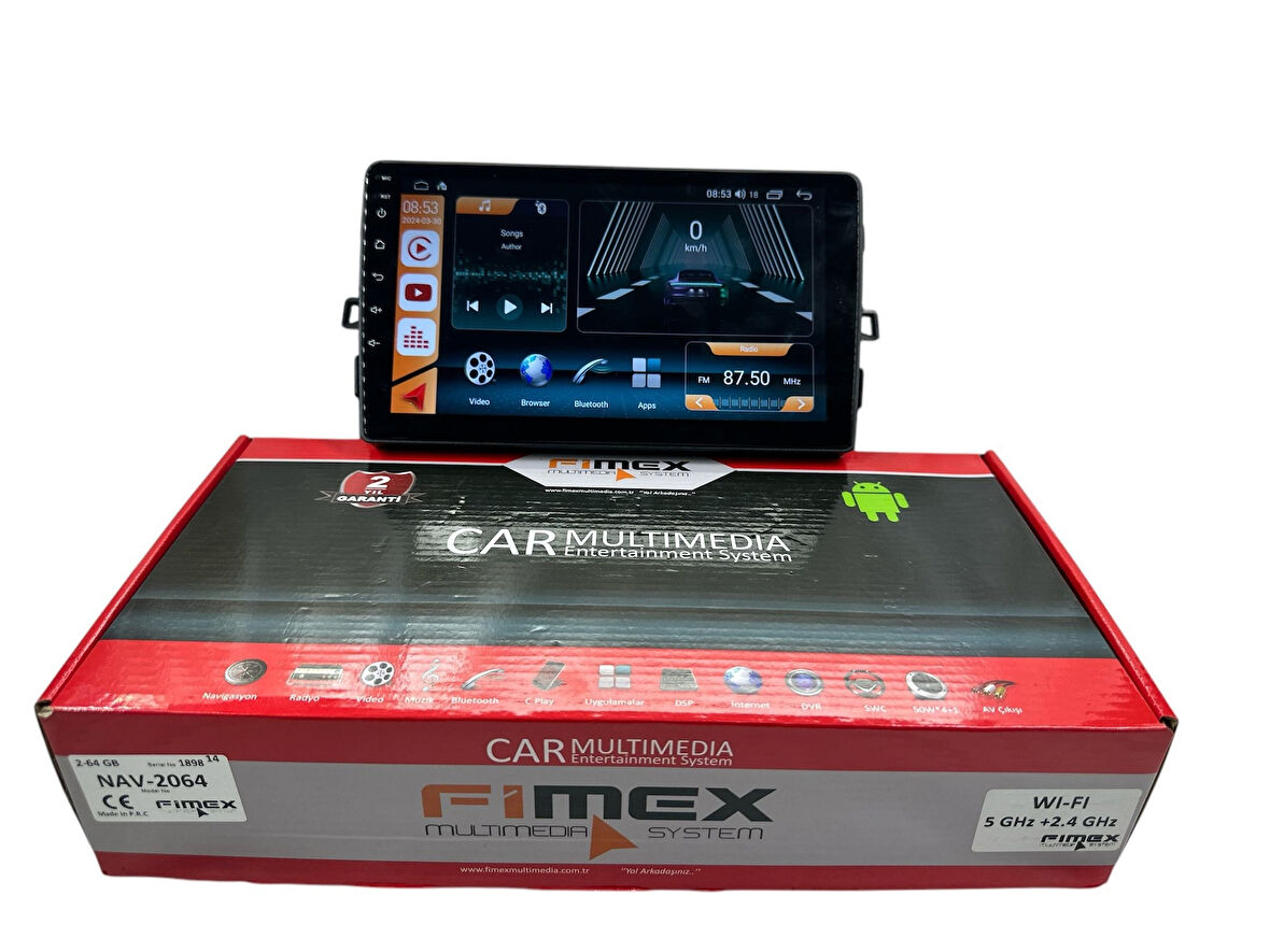 TOYOTA AURİS 2011 FİMEX 2-64 DSPLİ PRO OEM MULTİMEDİA