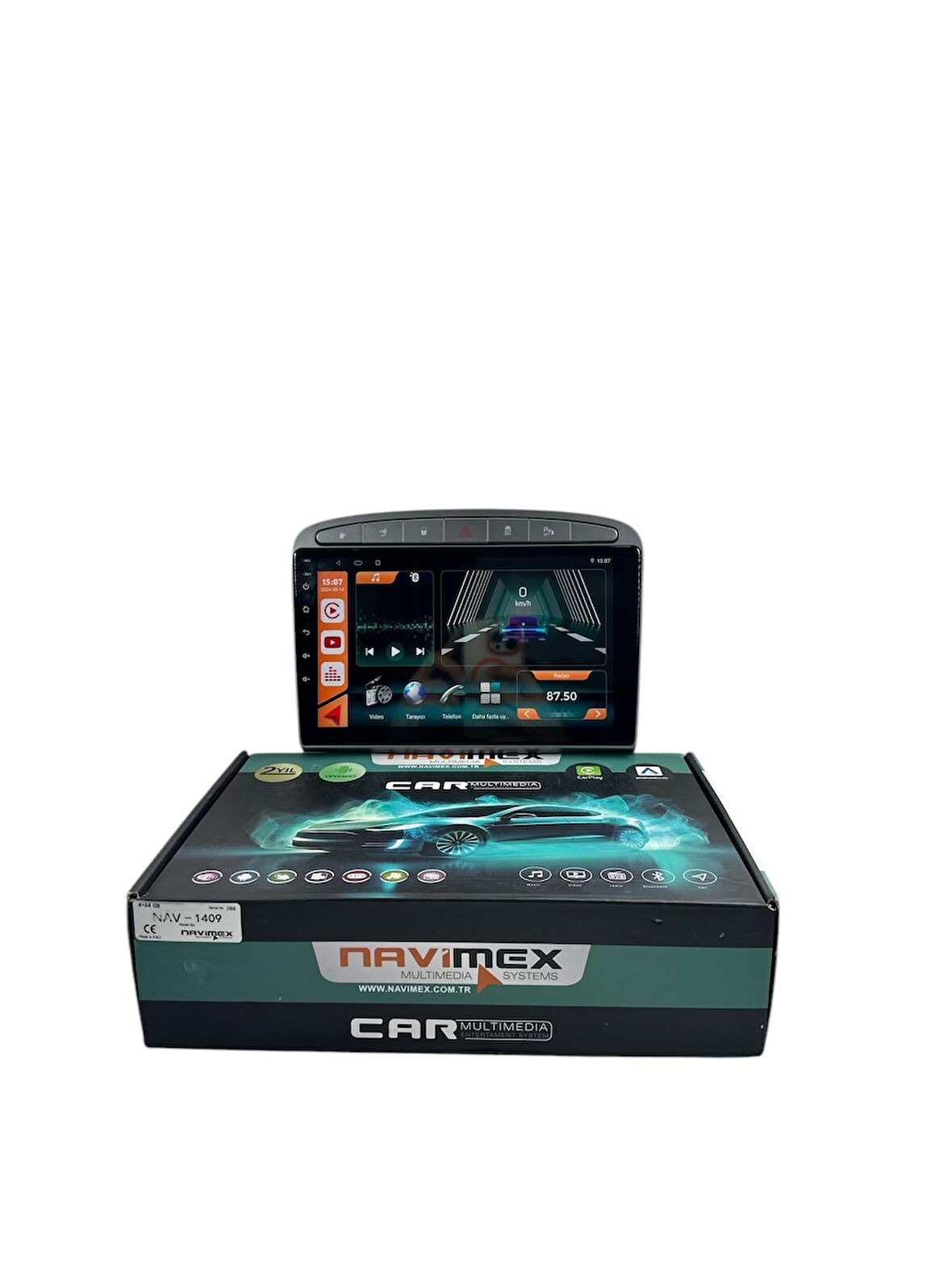 PEUGEOT 308-408 2007-2013 NAVİMEX SAMSUNG İŞLEMCİLİ (FANLI) PROFESYONEL OEM MULTİMEDİA