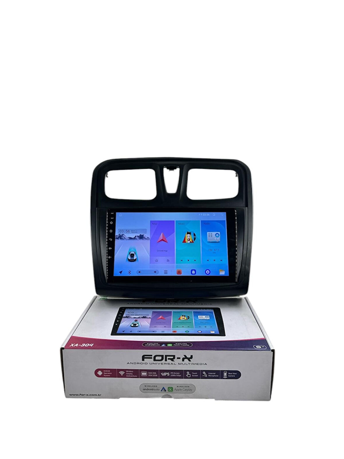 SANDERO-SYMBOL 2014-2019 FORX 2-32 YENİ SERİ İŞLEMCİLİ PRO OEM MULTİMEDİA