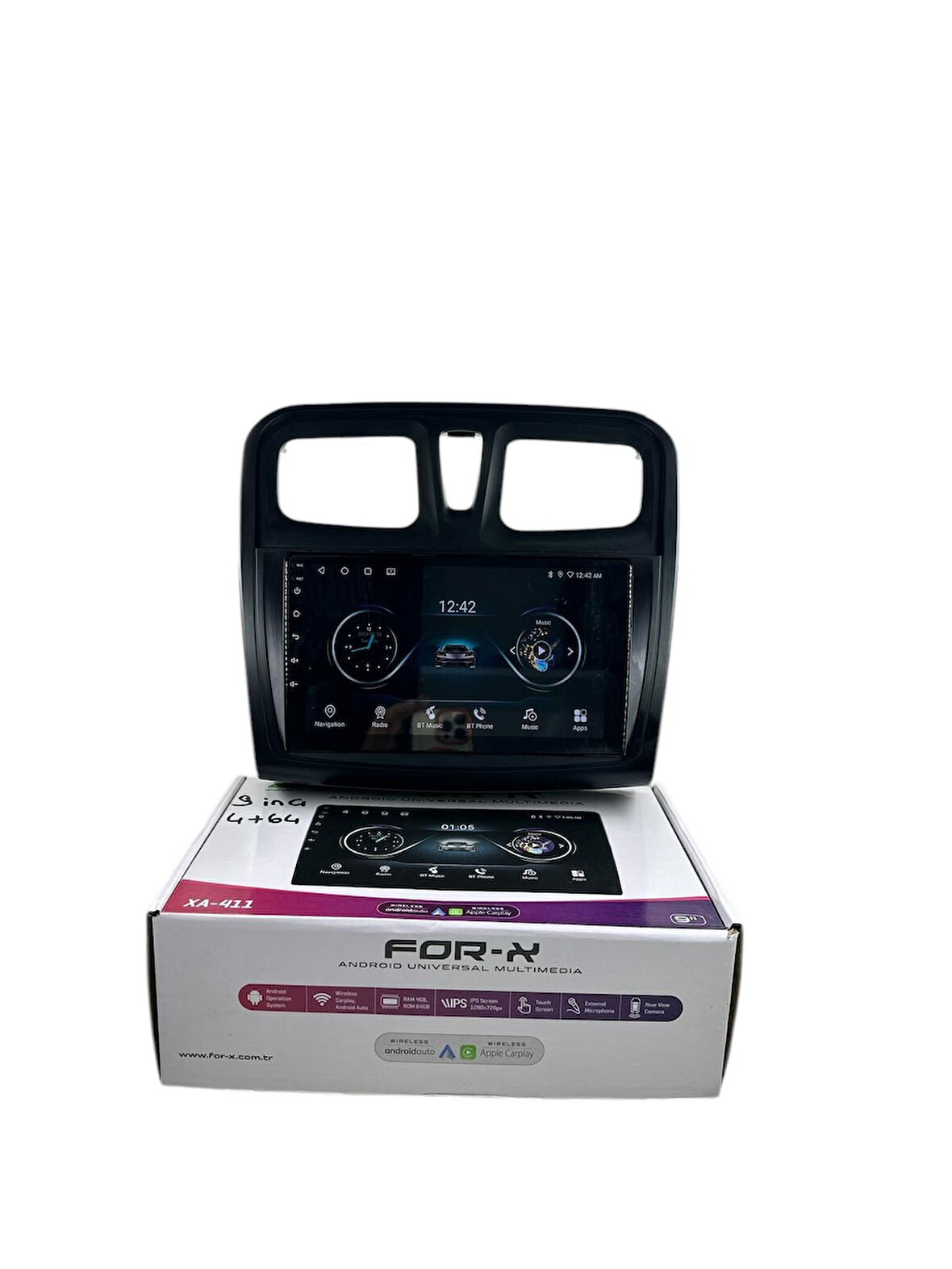 SANDERO-SYMBOL 2014-2019 FORX 4-64 PROFESYONEL OEM MULTİMEDİA